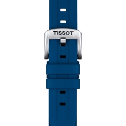 Reloj Tissot PRC 200 cronógrafo con esfera y correa azul, T1144171704700.