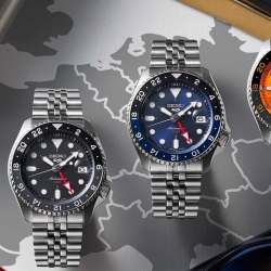 Colección de relojes Seiko 5 Sports GMT 2022.