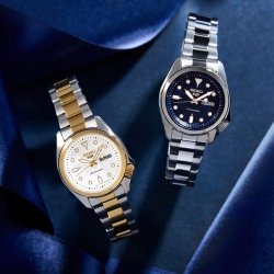 ⚡Reloj Seiko 5 Sports para mujer automático y esfera azul SRE003K1.