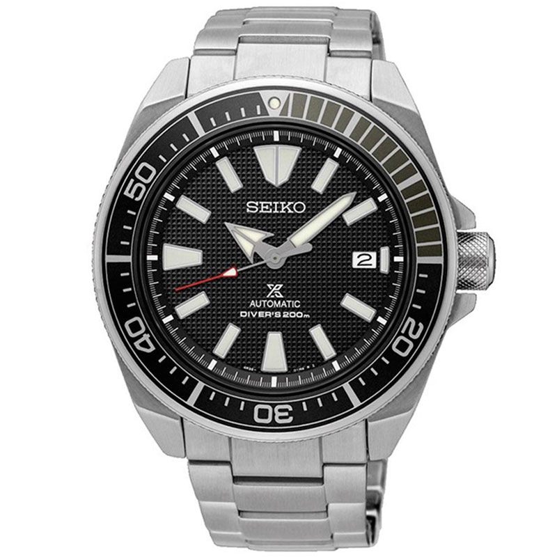 Reloj Seiko Prospex Diver's Samurai automático con esfera negra, SRPF03K1.