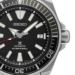 Reloj Seiko Prospex Diver's Samurai automático con esfera negra, SRPF03K1.