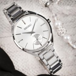 Reloj Seiko de mujer en acero, SRKZ53P1.