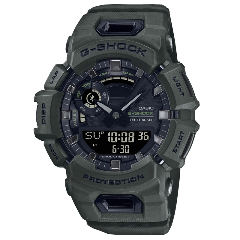 Reloj inteligente G-Shock Trend digital verde militar y negro, GBA-900UU-3AER Reloj inteligente G-Shock Trend digital verde militar y negro, GBA-900UU-3AER