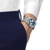 Reloj Tissot PRX automático cronógrafo esfera azul T1374271104100.