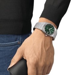 ⌚Reloj Tissot PRX Powermatic 80 hombre esfera verde, T1374071109100.