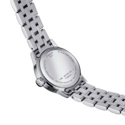 Reloj Tissot Classic Dream de mujer, acero y esfera blanca, T1292101101300.