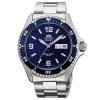 Reloj Orient Mako II automático de hombre en acero y esfera azul, FAA02002D9.