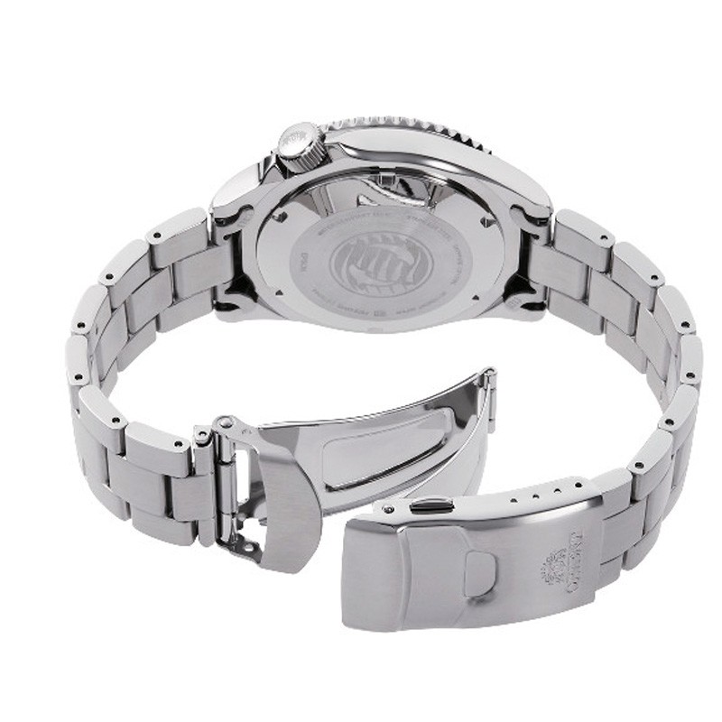 Reloj Orient de hombre automático en acero con esfera negra, AC0K01B10B.