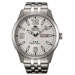 Reloj Orient 3 Star de hombre automático en acero, RA-AB0008S19B.