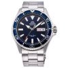 Reloj Orient Mako Kamasu de hombre automático en acero con esfera azul, RA-AA0002L19B.