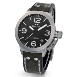 ✨Reloj Tw Steel Canteen de hombre, 45 mm con correa gris oscura CS101.