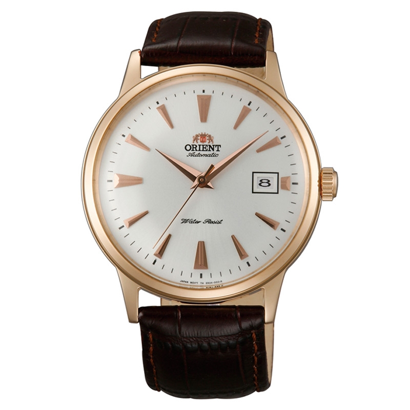 Reloj Orient automático de hombre, con caja rosé de estilo retro, FAC00002W0.