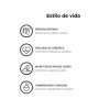 Funcionalidades del smartwatch Lotus Smartime de mujer en plateado con bluetooth 5.0, 50044/1.