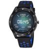 Reloj Inteligente Lotus Smartime de hombre negro con detalles azul, 50013/3.