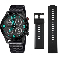 Reloj inteligente Lotus Smartime de hombre en negro con Bluetooth, 50018/1.