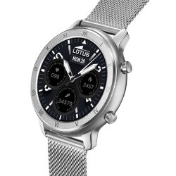 Reloj inteligente Lotus Smartime de hombre plateado con bluetooth, 50037/1.
