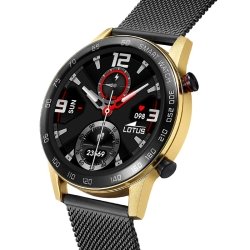 Reloj inteligente Lotus Smartime de hombre en dorado y negro con correa extra, 50019/1.
