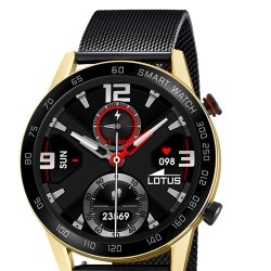 ⌚Reloj inteligente Lotus Smartime de hombre en dorado y negro 50019/1.