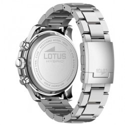Reloj inteligente Lotus Connected Hybrid de hombre, acero y esfera negra, 18800/2.