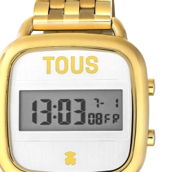 Reloj Tous D-Logo digital de mujer dorado con brazalete , 200351022.