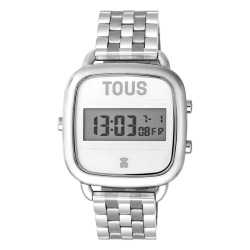 Reloj Tous D-Logo digital para mujer en acero, 200351021.