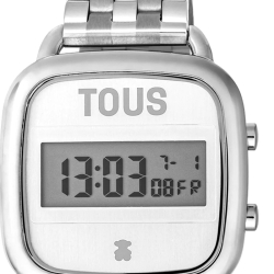 Reloj Tous D-Logo digital para mujer en acero, 200351021.