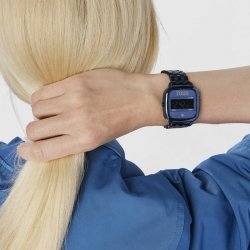 Reloj Tous D-Logo digital de mujer en azul oscuro con brazalete, 200351023.