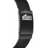Reloj Lotus Minimalist de hombre negro, cronógrafo y detalle rosados, 18639/1