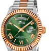 Reloj Lotus Freedom de hombres en bicolor rosé y esfera verde, 18856/3.