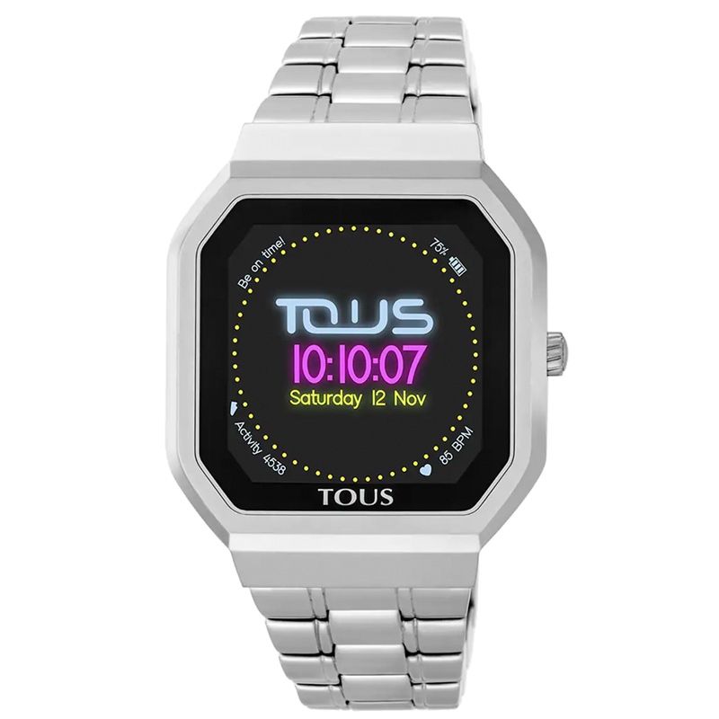 Reloj inteligente Tous B-Connect de mujer en acero y brazalete, 100350695.