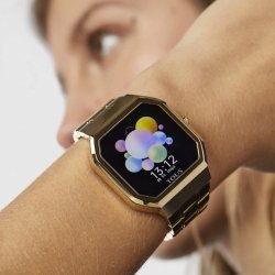Reloj inteligente Tous B-Connect de mujer en acero IP dorado, 100350700.
