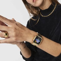 Reloj inteligente Tous B-Connect de mujer en acero IP dorado, 100350700.