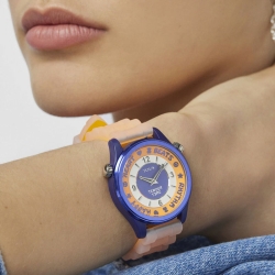 Reloj Tous Tender Time de mujer en naranja y azul 200350998.