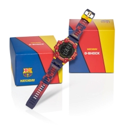 Reloj G-Shock F.C. Barcelona de hombre en azul, rojo y detalles dorados, GBD-H1000BAR-4ER.