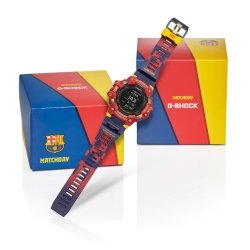 Reloj G-Shock F.C. Barcelona de hombre en azul, rojo y detalles dorados, GBD-H1000BAR-4ER.
