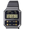 Reloj digital Casio Vintage en negro con detalles dorados, A100WEGG-1A2EF.