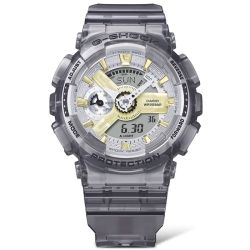 Reloj Casio G-Shock S Series de mujer en gris translucido, GMA-S110GS-8AER.