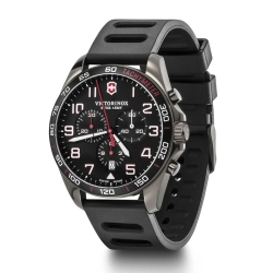 Reloj Victorinox Fieldforce Sport cronógrafo de hombre en negro, V241889.