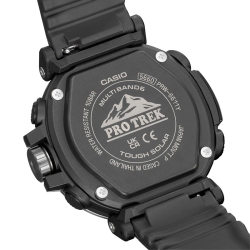 Reloj Casio Pro Trek Solar de hombres en negro con Triple Sensor, PRW-6611Y-1ER.