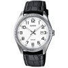 Reloj Casio de hombres esfera blanca y correa negra, MTP-1302PL-7BVEF.