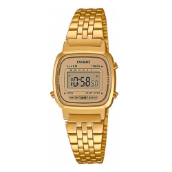 Reloj Casio Vintage de mujer, digital en dorado, LA670WETG-9AEF.