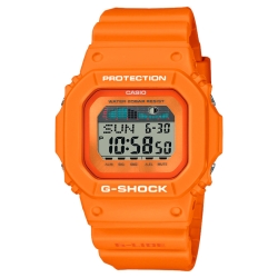 Reloj G-Shock G-Lide de hombres digital octogonal en naranja, GLX-5600RT-4ER.