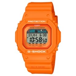 Reloj G-Shock G-Lide de hombres digital octogonal en naranja, GLX-5600RT-4ER.