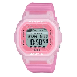 Reloj Casio Baby-G digital de mujeres en rosa e indicador de mareas, BLX-565S-4ER.