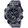 Reloj G-Shock Skeleton de hombre multifunción en resina translúcida negra, GA-2000SKE-8AER.