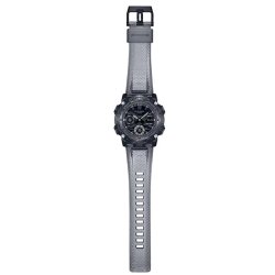 Reloj G-Shock Skeleton de hombre multifunción en resina translúcida negra, GA-2000SKE-8AER.