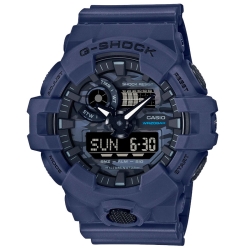 Reloj G-Shock de hombre multifunción en resina color azul oscuro, GA-700CA-2AER.