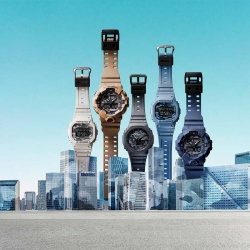 Reloj G-Shock de hombre multifunción en resina color azul oscuro, GA-700CA-2AER.