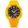 Reloj G-Shock de hombres solar, digital y analógico en amarillo, GA-B2100C-9AER.