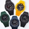 Reloj G-Shock GA-B2100C-9AER chicos, multifunción y correa amarilla.